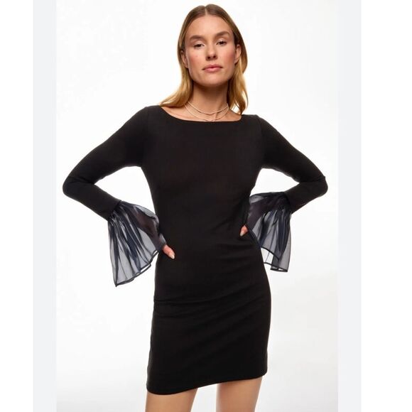 STAUD Hawthorne Black Dress New! - Picture 6 of 16